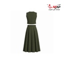 طقم زي حكومي لمرحلة المتوسط (سديري +تنورة )