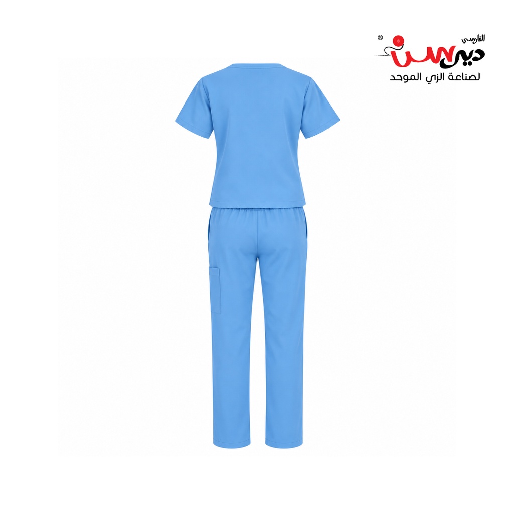 سكراب طبي أزرق سماوي (خاص تجمع صحي المدينة المنورة)