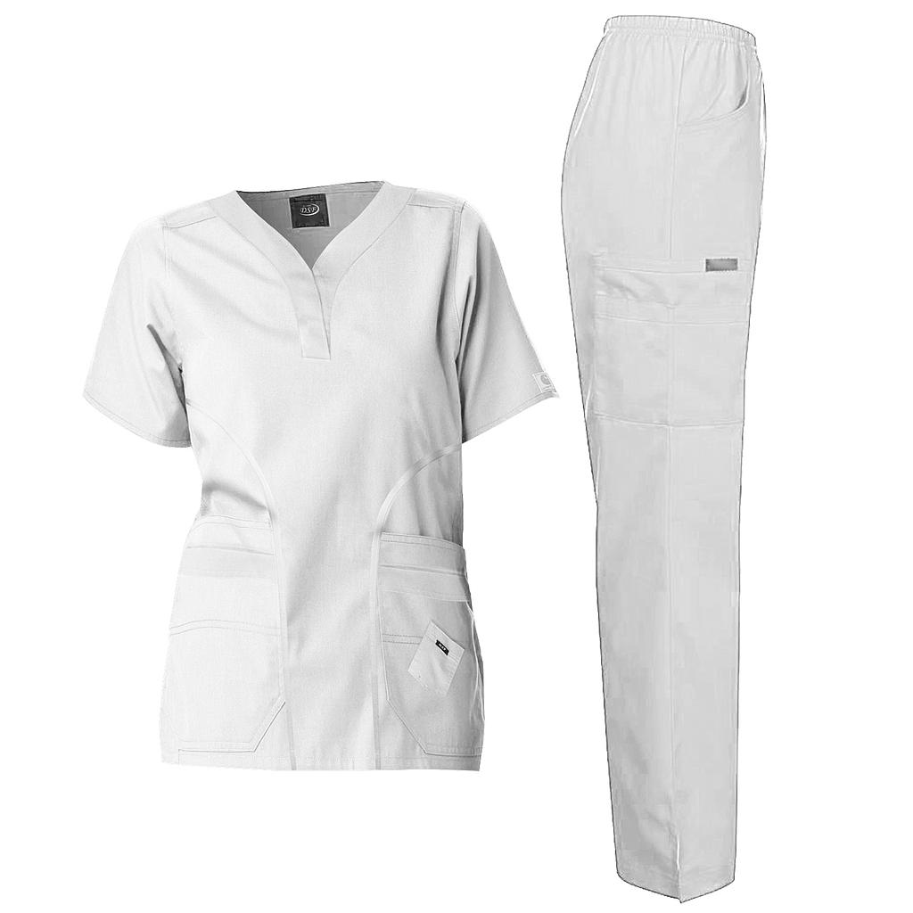 سكراب نسائي ابيض SCRUB SET GIRL WHITE