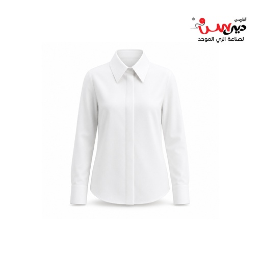 بلوزة بيضاء رسمية –موديلG